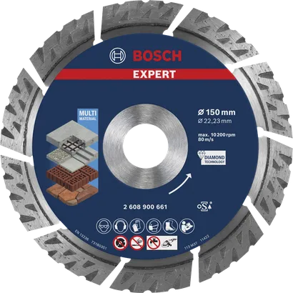 Bosch EXPERT MultiMaterial diamantskæreskive 150 mm.