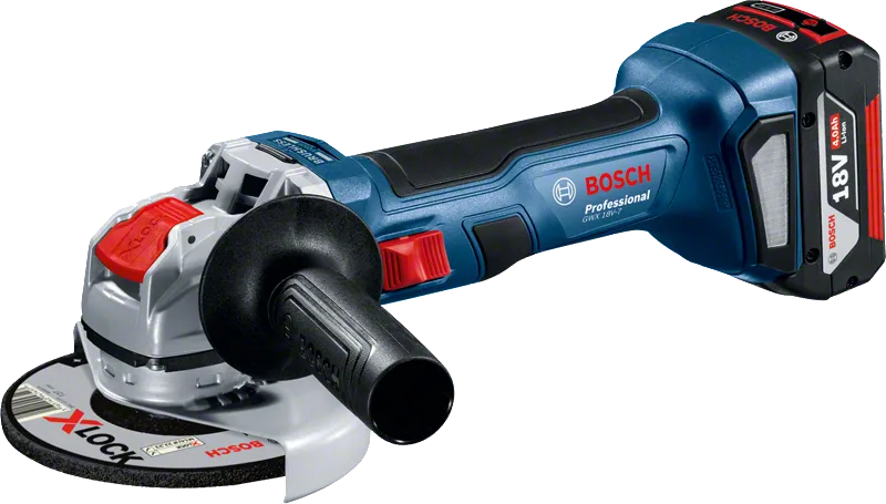 Bosch GWX 18V-7 vinkelsliber med X-LOCK-system.