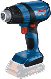 Bosch GHG 18V-50 batteridrevet varmepistol med LED-indikator.