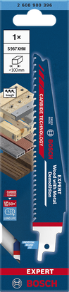 Bosch EXPERT S967XHM træ med metal nedbrydningssavklinge.