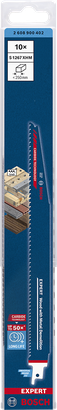 Bosch EXPERT S1267XHM savklinger til træ og metal, 10 stk.