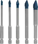 Bosch EXPERT HEX-9 hårdkeramisk boresæt, 5 dele.