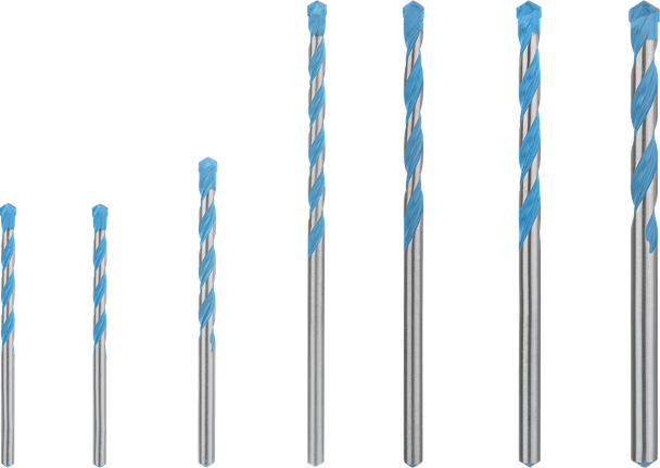 Bosch EXPERT MultiConstruction CYL-9 boresæt i assorterede størrelser.