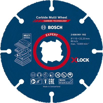 Bosch EXPERT Multi Material hårdmetalskæreskive 115 mm.