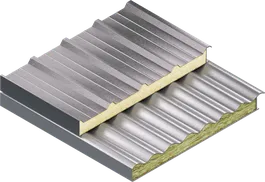 Metal sandwichpanel.