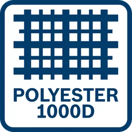  Posen er fremstillet i kraftig 1000D-polyester