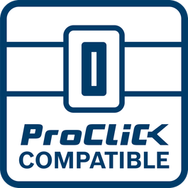  Brugeren kan fastgøre ProClick-holderen og dermed ProClick-poser på produktet