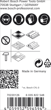 Bosch EXPERT CYL-9 MultiConstruction-bor 16 x 150 x 200 mm.