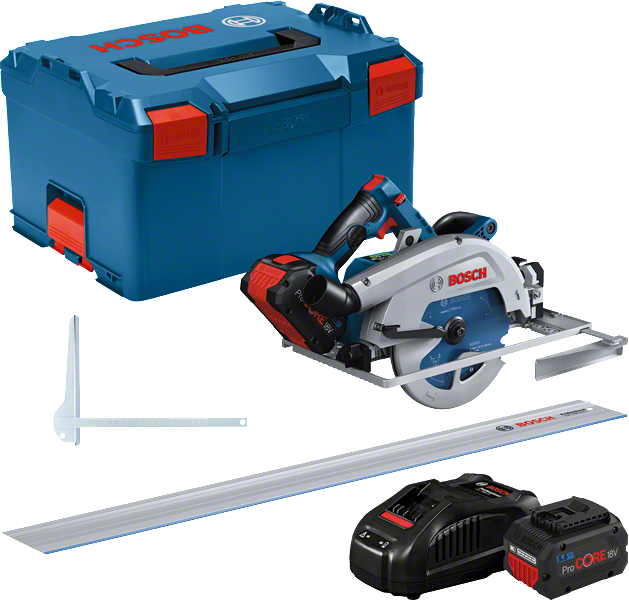 Bosch GKS 18V-68 GC batteridrevet rundsavsæt med kuffert.