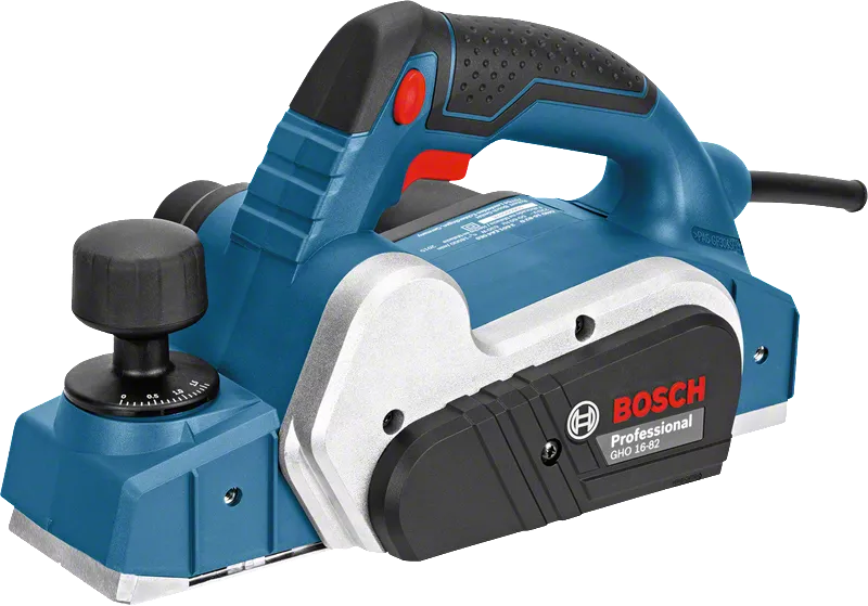 Bosch GHO 16-82 elektrisk høvl til træudjævning.