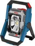 Bosch GLI 18V-2200 C LED arbejdslampe med justerbar stativ.