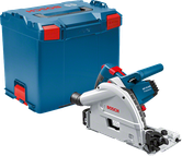 Bosch GKT 55 GCE dyksav med opbevaringskuffert.