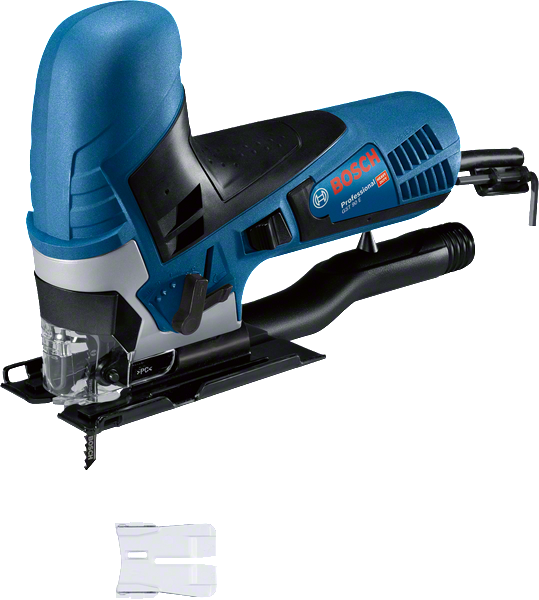 Bosch GST 90 E stiksav, ergonomisk håndtagsdesign.