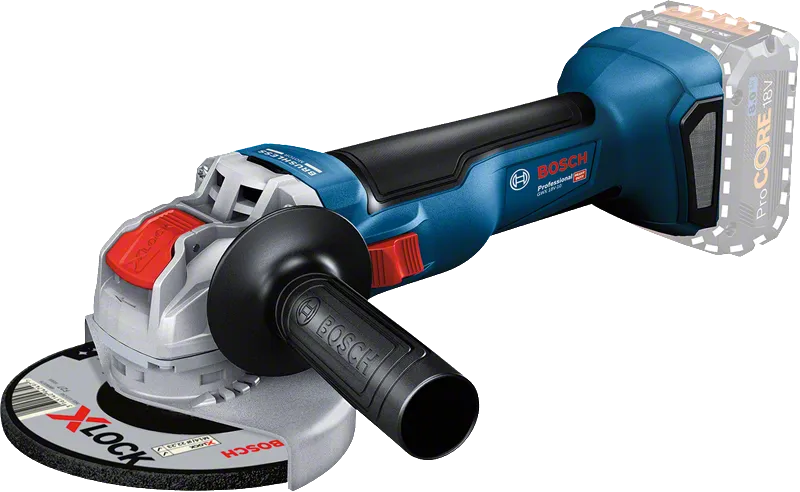 Bosch GWX 18V-10 akku-vinkelsliber med X-LOCK.