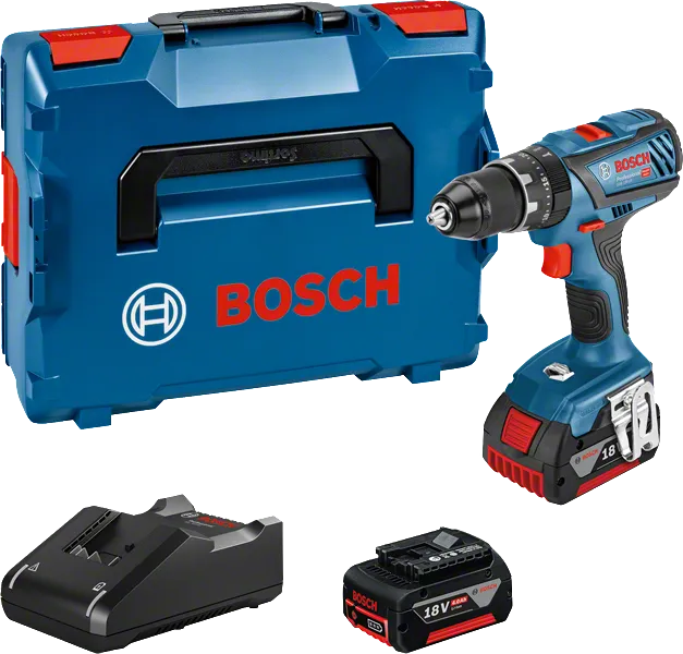 Bosch GSB 18V-28 akku-boremaskinesæt med kuffert.