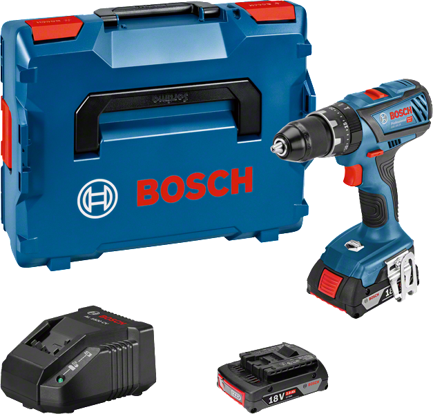 Bosch GSB 18V-28 akku-boremaskinesæt med kuffert.