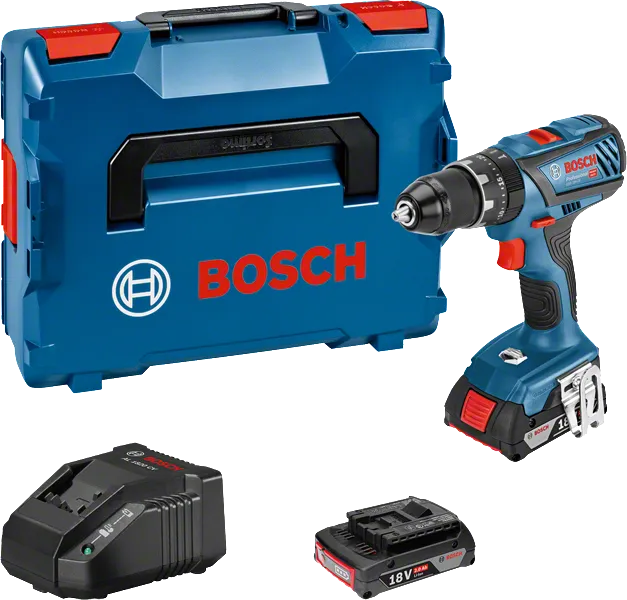 Bosch GSB 18V-28 akku-boremaskinesæt med kuffert.