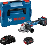 Bosch GWX 18V-15 SC akku-vinkelslibersæt.