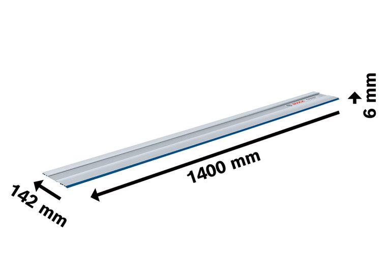 Bosch FSN 1400 føringsskinne, 1400 mm lang.