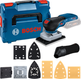Bosch GSS 18V-13 batteridrevet excenterslibersæt.