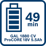 Bosch GAL 1880 CV AMPShare batterioplader.