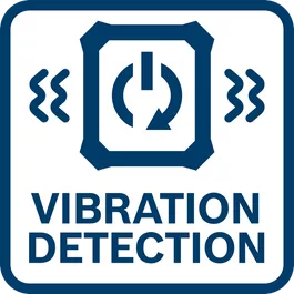  Indvendig vibrationsdetekteringssensor registrerer vibrationer i værktøjet