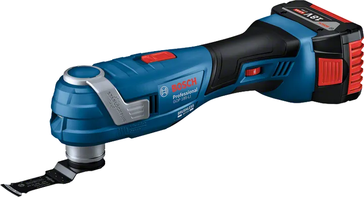 Bosch GOP 185-LI batteridrevet multiskærerværktøj.