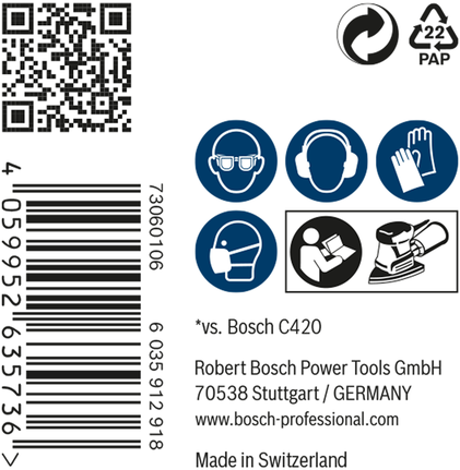 Bosch EXPERT M480 slibenet 100×150 mm G 80 50 stk.
