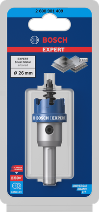 Bosch 26 mm Expert hulsav til plademetal.