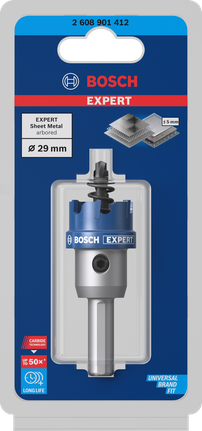Bosch 29 mm hulsav til metalplader.
