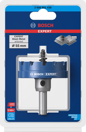Bosch EXPERT hulsav til metalplader 55 mm.