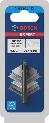 Bosch EXPERT centreringsbor til hulsav i metalplader 6×48 mm.