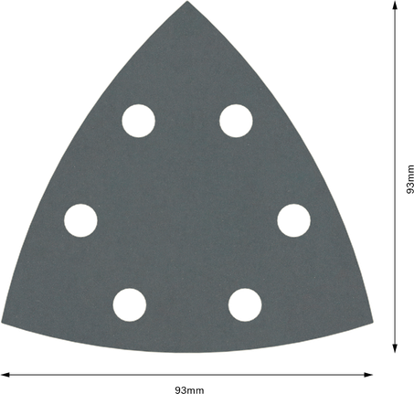 Bosch PRO F355 93 mm slibeblad, kornstørrelse 600.