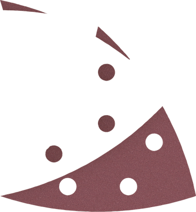 Bosch PRO F460 slibeblade, blandede kornstørrelser 93 x 93 mm.