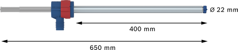 Bosch EXPERT SDS Clean max-8X Hammerbor 22 x 400 x 650 mm.