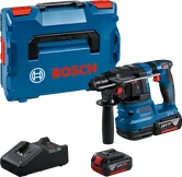 Bosch GBH 18V-22 borehammersæt med batteri og oplader.