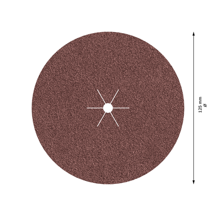 Bosch PRO F460 slibeblad 125 mm korn 60.