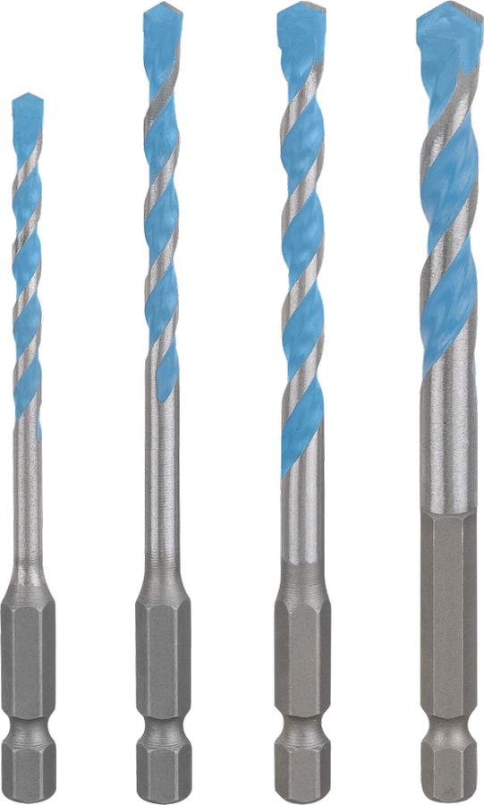 Bosch EXPERT HEX-9 multikonstruktionsboresæt, 4 dele.