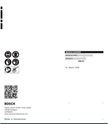 Bosch EXPERT M480 Slibenet 115 x 107 mm G 80 10 stk.