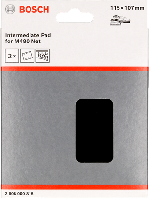 Bosch pad saver 115×107 mm 2x.