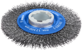 Bosch PRO Metal clean X-Lock stålhjul, 115 mm diameter.