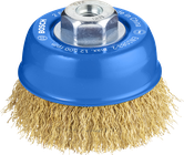 Bosch PRO Metal clean kopbørste 75 mm til vinkelslibere.
