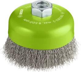 Bosch PRO rustfrit stål clean kopbørste, 100 mm.