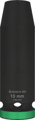 Bosch PRO slagtopnøgle 1/2 tomme 10 mm dyb.