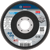 Bosch PRO X571 Lamellskive 115 mm G80 til metalslibning.