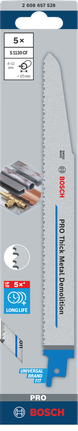 Bosch PRO tykmetalnedrivningssav S1130CF 5 stk. 1,6 x 22 x 225 mm.