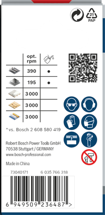 Bosch 22 mm hulsav til flere materialer, emballage.