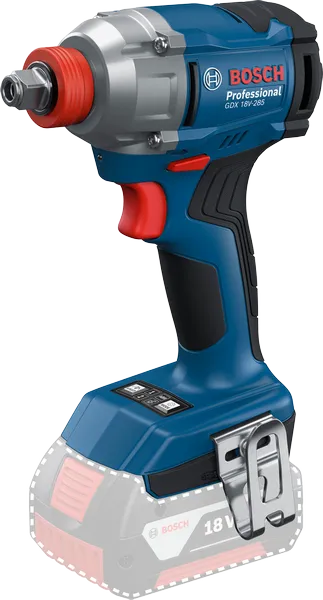 Bosch GDX 18V-285 batteridrevet slagnøgle med 18V-stik.