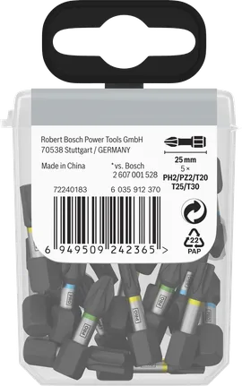 Bosch PRO Slagskruetrækkerbitsæt 25 mm.