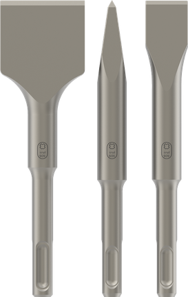 Bosch PRO SDS plus-4C mejselsæt 3 dele til nedrivning.